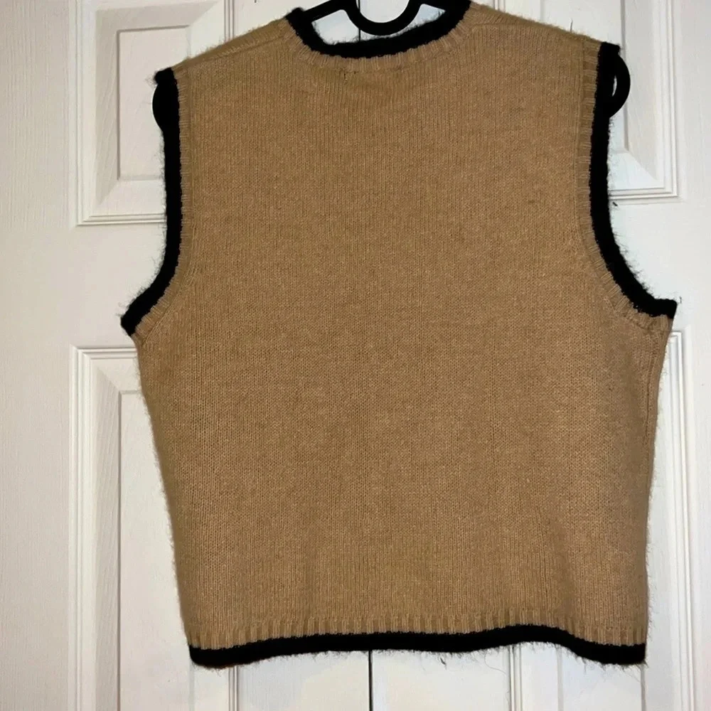 LE EQUIPE WOOL  KNIT VEST SZ M - Picture 9 of 9